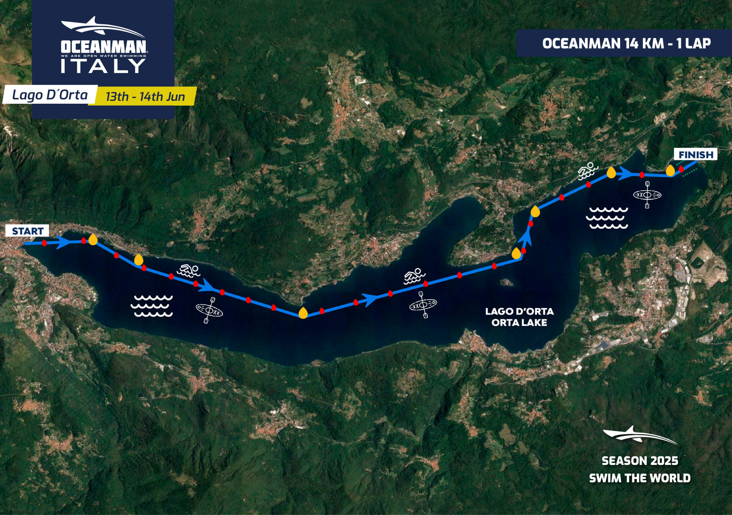 Lago D´Orta - Oceanman 10 km